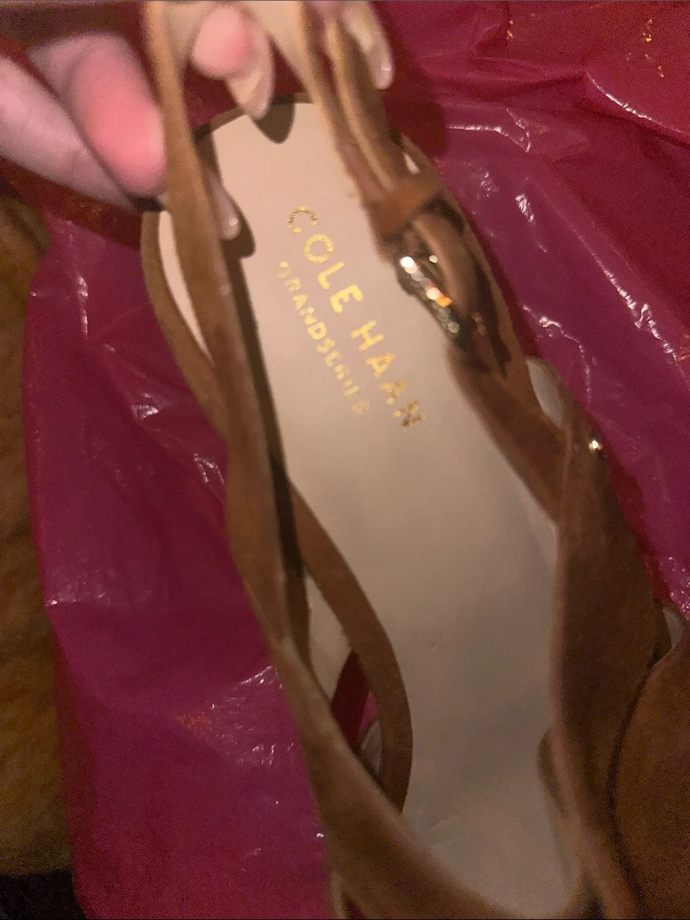 Cole Haan Laci Platform Wedge Sandals 8.5